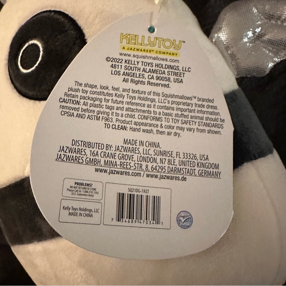 Squishmallows Panda Small Kayce - Picture 5 of 5